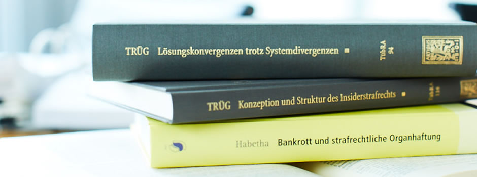 Publizierte Bücher von Prof. Dr. Gerson Trüg und Prof. Dr. Jörg Habetha